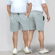 Bermuda Plus Size com Elastano Shorts Tactel Academia Treino Corrida Passeio Casual  Tamnho Grande do 50 ao 60