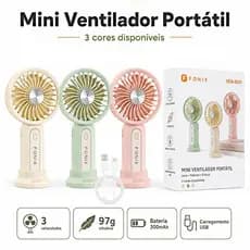 Ventilador de mão mini recarregável portátil Ventilador de mesa USB Mini ventilador de mão