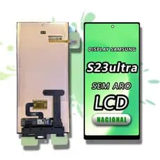 Frontal Tela Display para Samsung S23 ULTRA/S918 Sem Aro Original