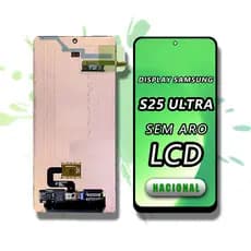 Frontal Tela Display para Samsung S25 ULTRA/S938 Original Nacional Sem Aro Preto