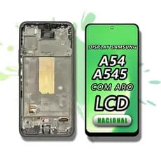 Frontal Tela Display para Samsung A54/A546 Com Aro Original Preto