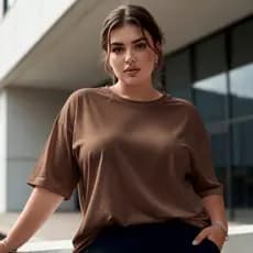 Camiseta Feminina Plus Size  Elegante Liso Do P Ao G5 Blusa Academia Treino 100% Algodão