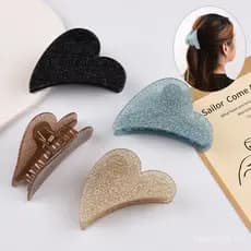 Jiarui Jewelry Presilha de Cabelo em Acetato, Presilha Versátil para a Parte de Trás da Cabeça, Presilha para Penteados