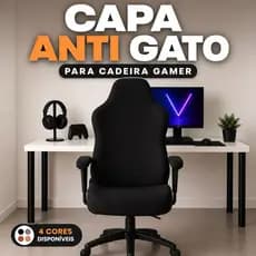 Capa de Cadeira Gamer Luxo Matelada – Conforto e Proteção | 4 Cores