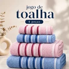 Jogo Toalha Banho 2 a 4 Peças 100% Algodão Premium Grossa Felpuda Alta Absorção Super Macia Kit Hotel Luxo
