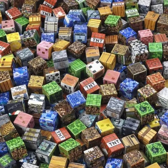 Brinquedo Blocos Magneticos Construção De Montar 96/148/192/296/384 Mine Bloco Construção com ímã Meninos e Meninas