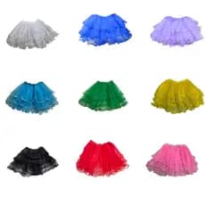 Saia balé Tule com Babado Tutu 30 cm / 40 cm centímetros Para ADULTOS E Infantil Festa Natal Carnaval