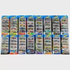 Brinquedo de Kit Coleção com 5 Carrinhos mini Hot Wheels