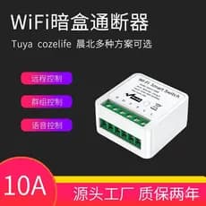 Interruptor Inteligente WiFi Tuya com Temporizador e Controle Remoto cozylife Padrão Zigbee 3.0 para Casa Inteligente