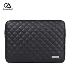 Bolsa de Lona Canvasartisan para Atacado, Estilo Coreano, Bolsa para Laptop com Padrão de Lichia e Forro Interno Acolcho