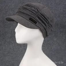 Chapéus femininos de primavera e outono, chapéus de moda estilo coreano, chapéus femininos octogonais, chapéus para mães