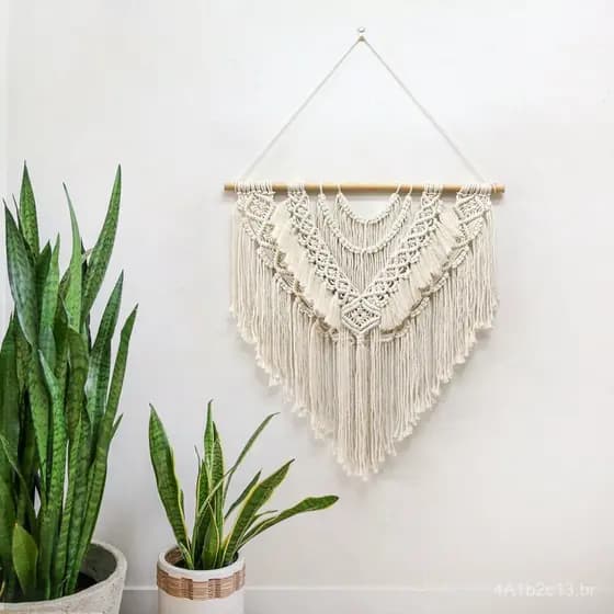 Tapeçaria tecida à mão em estilo nórdico para decoração de casa e quartos de hóspedes, tapeçaria boêmia para pendurar na