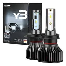 Lâmpada LED H4 Y3 Mini Gol G2 G3 G4 G5 Fox Saveiro Branco 6500K