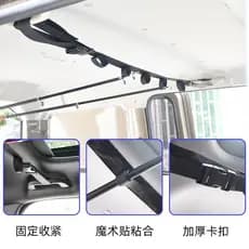 Correias para varas de pesca em estoque do fabricante, correias para varas de pesca para carros, suportes ajustáveis par
