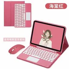 Compatível com teclado de toque com teclas redondas Air16 2025, capa protetora pro11, teclado 10.2, capa para tablet 9.7