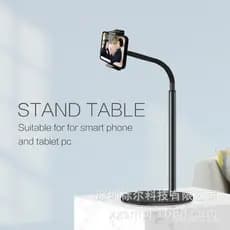Suporte flexível para celular e tablet de mesa, para tirar fotos, fazer transmissões ao vivo na cabeceira da cama, multi