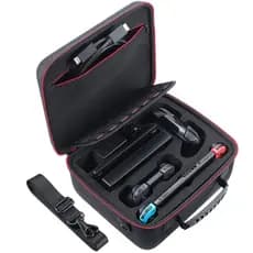 Adequado para bolsa de armazenamento do console Nintendo Switch, dock de TV, controlador, carregador, bolsa protetora, b