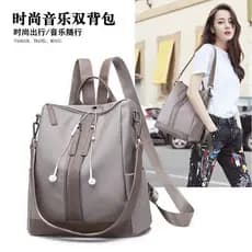 Mochila de tecido Oxford da moda para mulheres, versão coreana 2024, mochila escolar versátil de grande capacidade para