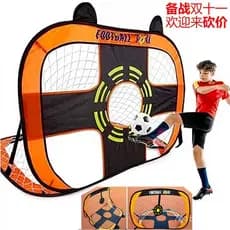 Goleira de futebol infantil portátil, rede de futebol, goleira de futebol dobrável e móvel, suporte de futebol, goleira
