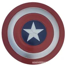 Escudo do Capitão América em Metal Completo dos Vingadores, Acessório de Cosplay, Decoração Artística de Ferro, Criativo