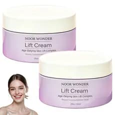 FKMEENoorWonderLiftForWomen,NoorWonderlift,LiftingFacialInstantâneoAvançado,Antirrugas e Firmador com Ingredientes Antie