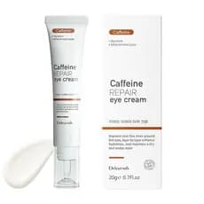 Creme para os Olhos com Cafeína e Efeito Reparador da Marca Coreana Daewensi 20 Gramas/Antienvelhecimento, Reduz o incha
