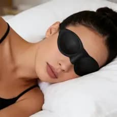 Óculos de Câmara de Umidade para Olhos Secos, Máscara Ocular 3D Contornada, Óculos para Alívio de Olhos Secos, Reutilizá