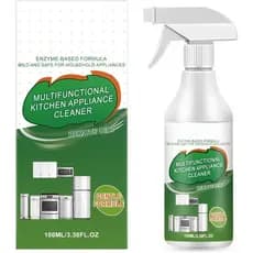 Limpador de espuma enzimático multifuncional, poderoso limpador multiuso para eletrodomésticos de cozinha, desengorduran