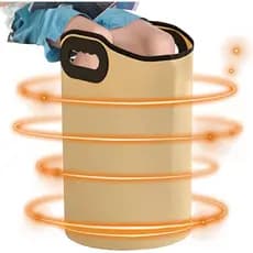 Bacia para Imersão dos Pés, Recipiente de Spa de 23 L, Dobrável com Furos de Drenagem, Tubo para Imersão dos Pés, para C