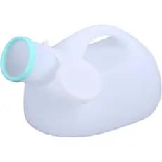 Urinal Masculino de Grande Capacidade 2000ml, Coletor de Urina de Plástico para Idosos com Tampa, Recipiente Portátil pa