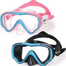 Óculos de Natação Water Space para Crianças com Protetor de Nariz para Jovens de 3 a 15 Anos, Lentes Anti-Quebra, Proteç