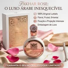 Perfume Árabe Lattafa Fakhar Rose /Gold /Pride 100ml  EDP Original  Longa Duração Presente Feminino Masculino