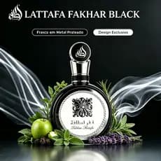 Perfume Árabe Masculino Lattafa Fakhar Black 100ml Pride EDP Original Com Selo-Envio imediato Presente para Namorado