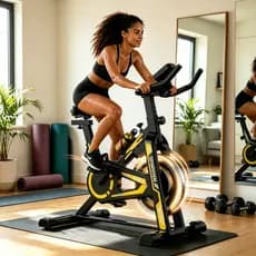 Bicicleta Bike Ergométrica Spinning Profissional Academia Fitness  Cardio e Musculação Até 150kg Inércia 15kg