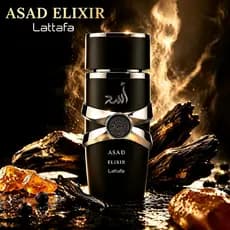 Perfume Árabe Lattafa Asad Elixir Masculino /Yara Elixir Feminino EDP 100ml Original Longa Fixação Presente Luxo