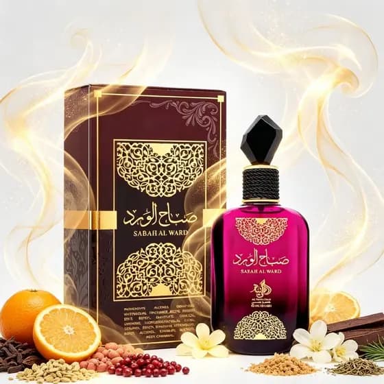 Perfume Árabe Feminino Sabah Al Ward Al Wataniah 100ml EDP | Longa Fixação | Original Lacrado