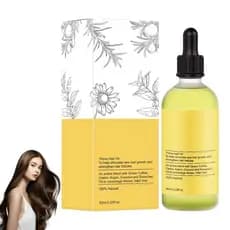 Óleo Capilar Bella Essence, Óleo Capilar para Acelerar o Crescimento do Cabelo com Óleo de Alecrim Orgânico, Óleo de Ríc