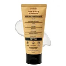 Sky and Sol Protetor Solar Mineral SPF 30 3 oz: Sebo e Óxido de Zinco, Seguro para os Recifes, Resistente à Água, Sem Fr