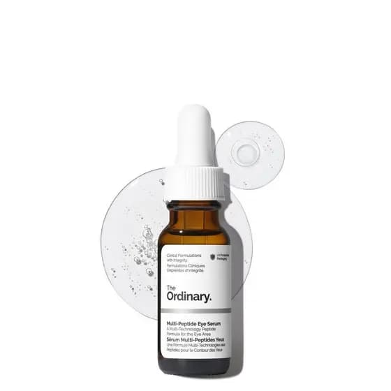 TheOrdinaryMulti-PeptideEyeSerum, Fórmula Anti-Envelhecimento para Pés de Galinha, Inchaço e Olheiras CABH