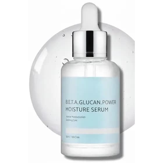 Beta-GlucanPowerDeepMoistureSerum – Hidratação Intensa – Sérum Vegano Coreano com Extrato de Levedura de Cogumelo – Para