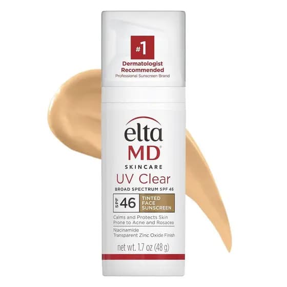 Protetor Solar Facial EltaMDUVClear, FPS46, Óxido de Zinco Sem Óleo, Recomendado por Dermatologistas M5AD