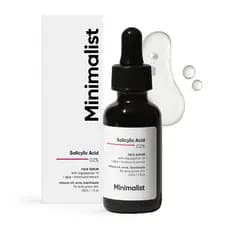 Sérum minimalista com 2% de ácido salicílico para acne e poros dilatados. |   Reduz o excesso de oleosidade