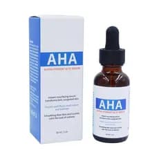 Sérum Renovador de Ácido Alfa-Hidroxílico (AHA), Sérum de Renovação Instantânea, Transforma a Pele Opaca e Congestionada