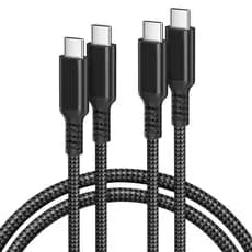 Cabo Basesailor USB para Tipo-C de 60W, 3 metros/pacote com 2 unidades, adequado para Pro32025, carregador PowerDelivery