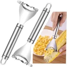 Conjunto de 2 peças de descascador/raspador/ferramenta de descascar/ferramenta de corte/ferramenta de remoção de casca e