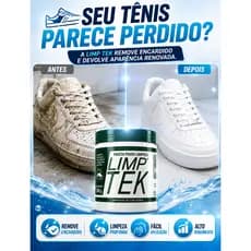 Limpa Tênis em pasta a seco, Limpeza de Calçados, Pasta Limpeza Multiuso Geral Limptek 500 Gramas