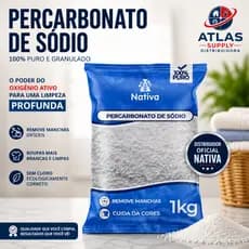 Percarbonato de Sódio 100% Puro Limpeza Em Geral Tira Manchas Roupas Extremamente Brancas! O único granulado verdadeiro!