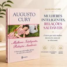 Livro Mulheres Inteligentes Relações Saudáveis Augusto Cury Usado Original Excelente Estado de conservação