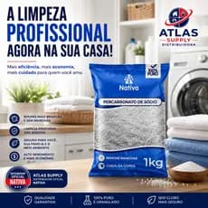 Percarbonato de Sódio 100% Puro Granulado Tira Manchas Removedor de Manchas Alvejante para Roupas Brancas e Coloridas