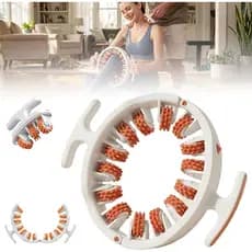 Rolo Anticelulite Glyssa ooth, 360 °   Massageador de Pernas com 14x3 Rolos de Massagem para Liberação da Fáscia. Rolo p